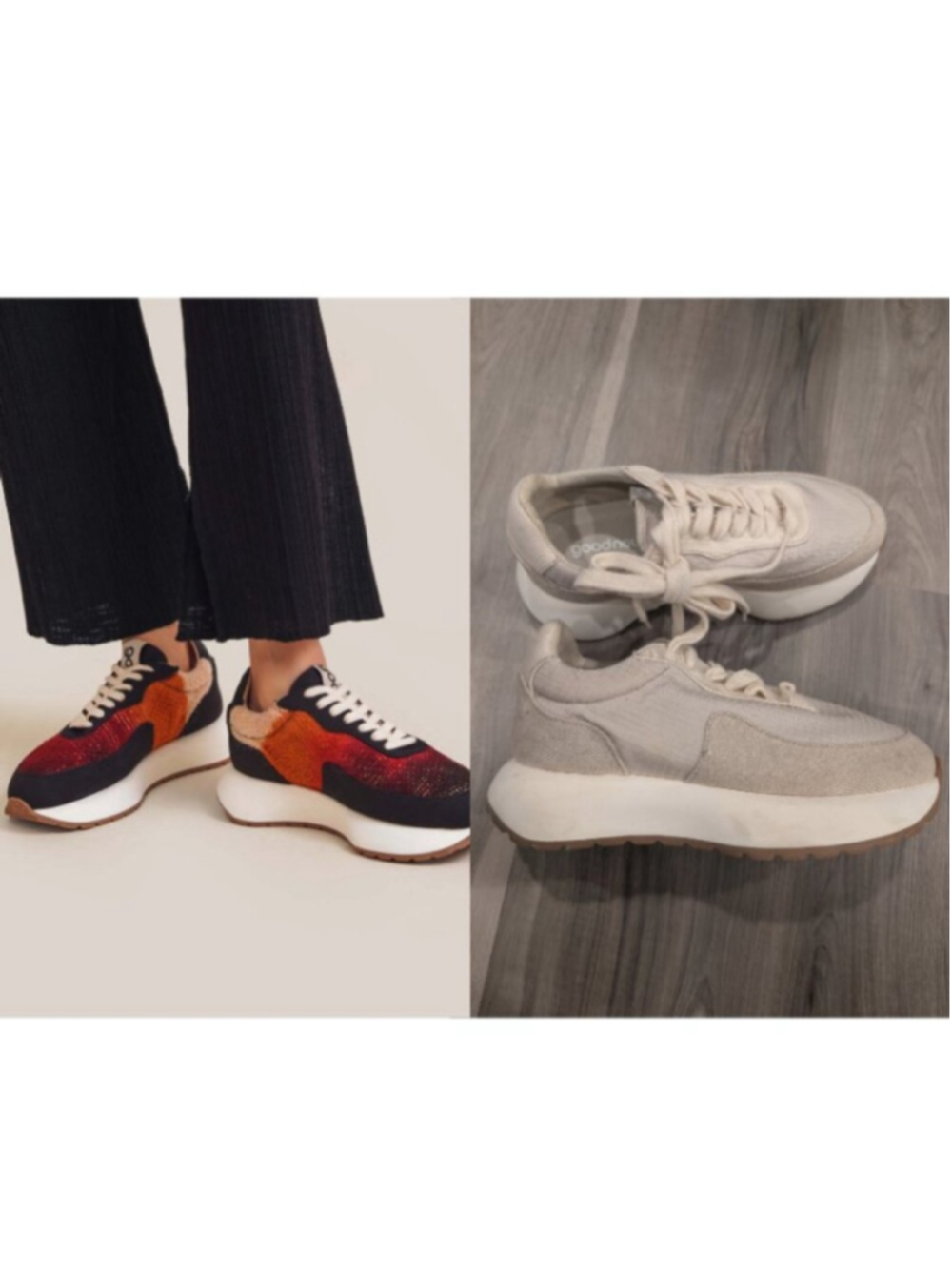 Good News | Kook Oatmeal Low Top Sneakers